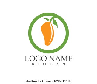 Mango  Fruit icon sign logo