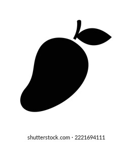 mango fruit icon vector design template in white background