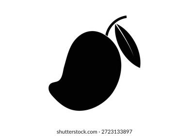 ícone de fruta de manga, ilustração vetorial de uma manga.