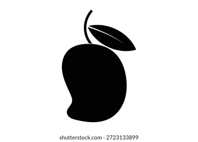 Mangofrucht-Symbol, Vektorgrafik einer Mango.