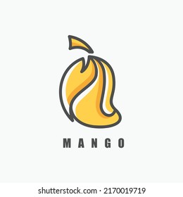 Mango-Logo-Design-Vorlage