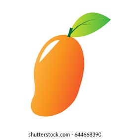 mango fruit isolated vector