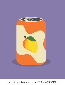 Mango-Fruchtsaftgetränk mit Dosen