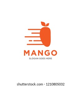 mango fruit logo design