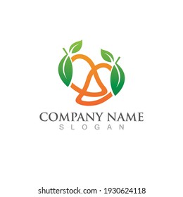 mango fruit logo and symbol vector