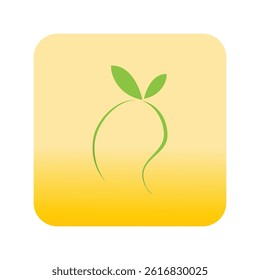 Mango fruit logo vector and symbol design