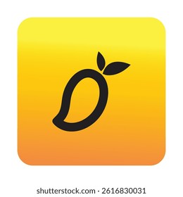Mango fruit logo vector and symbol design