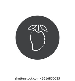 Mango fruit logo vector and symbol design