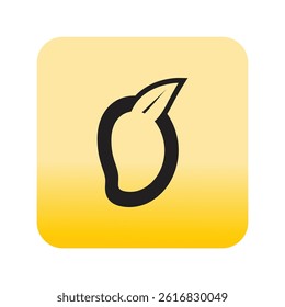 Mango fruit logo vector and symbol design