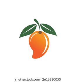 Mango fruit logo vector and symbol design