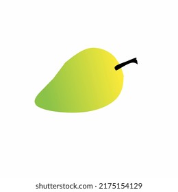 mango fruit on a white background