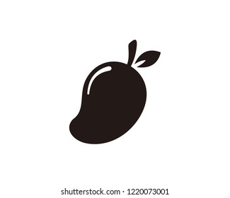 Mango fruit vector icon