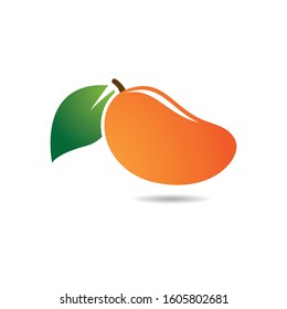 Mango fruit vector icon illustration design