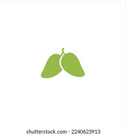 Mango fruit vector logo. Mango icon, logo inspiration
