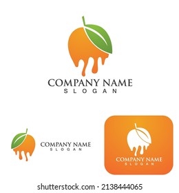 Mango Fruits Fresh Juice Logo