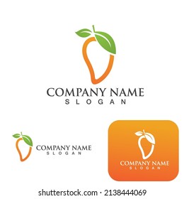 Mango Fruits Fresh Juice Logo