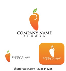 Mango Fruits Fresh Juice Logo