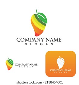 Mango Fruits Fresh Juice Logo