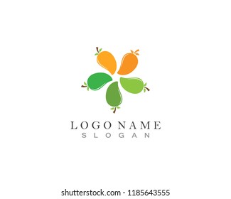 Mango fruits logo and symbols vector