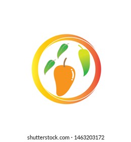Mango fruits logo and symbols vector
