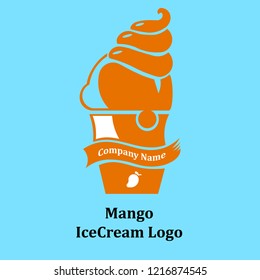 Mango Ice Cream Logo