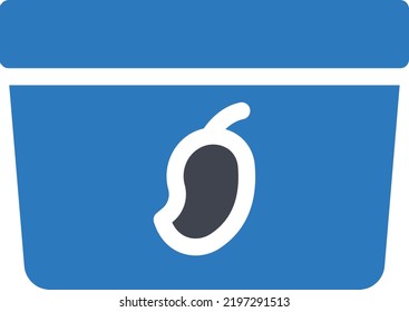 mango ice cream Vector illustration on a transparent background.Premium quality symbols.Glyphs vector icon for concept and graphic design.