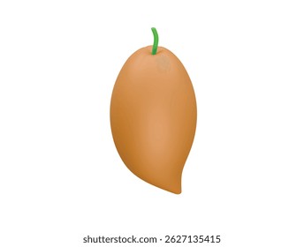 mango icon 3d illustration render

