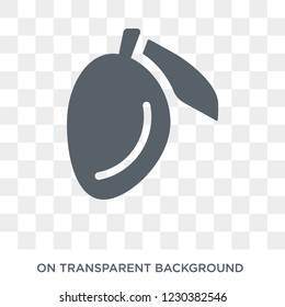 Mango icon. Mango design concept from Fruit and vegetables collection. Simple element vector illustration on transparent background.