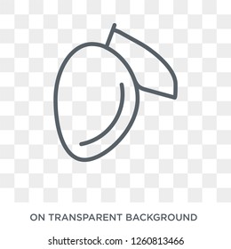 Mango icon. Mango design concept from Fruit and vegetables collection. Simple element vector illustration on transparent background.