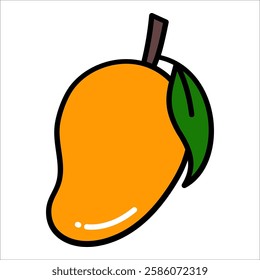 Mango Icon Element For Design