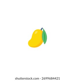 Mango icon flat vector design.