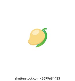 Mango icon flat vector design.