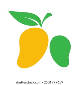 Mango icon logo design template
