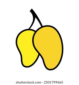 Mango Symbol Logo Design-Vorlage