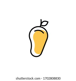 mango icon modern style vector illustration. isolated on white background