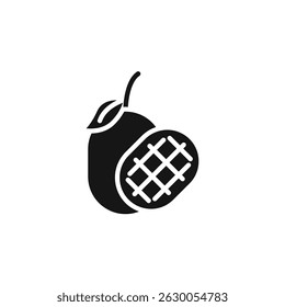 mango icon. mango Symbol sign for mobile concept and web design. Vector icon, Logo illustration, Vector graphics