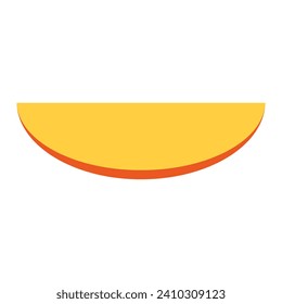 Vector de icono de mango. Signo de ilustración de frutas. Símbolo de vitaminas. Logo vegetariano. Marca de comida.