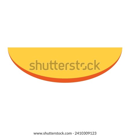 Mango icon vector. Fruits illustration sign. Vitamins symbol. Vegetarian logo. Food mark.