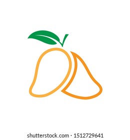 mango icon Vector Illustration design Logo template