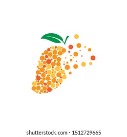 mango icon Vector Illustration design Logo template