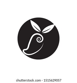 mango icon Vector Illustration design Logo template