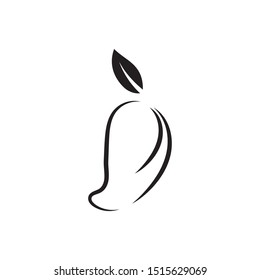 mango icon Vector Illustration design Logo template
