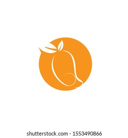 mango icon Vector Illustration design Logo template