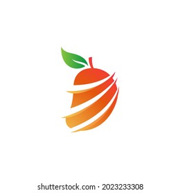 plantilla de diseño de ilustración de vector de icono de mango