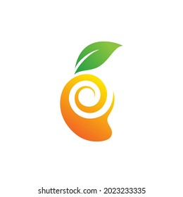plantilla de diseño de ilustración de vector de icono de mango