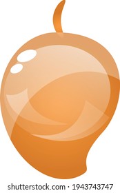 Mango icon vector illustration isolated on white background