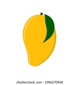 Mango icon. Vector illustration. Isolated. Flat design.