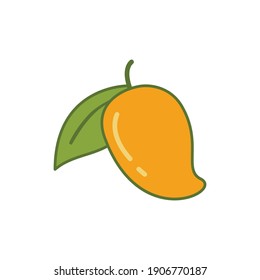 Mango Icon Vector On Trendy Design.