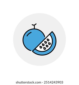 Ícone de manga vetor ilustração de stock