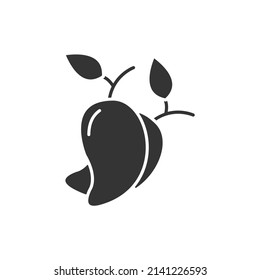 Mango icons  symbol vector elements for infographic web